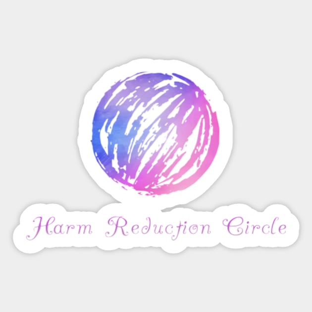 Harm Reduction Circle Sticker by Harm Reduction Circle